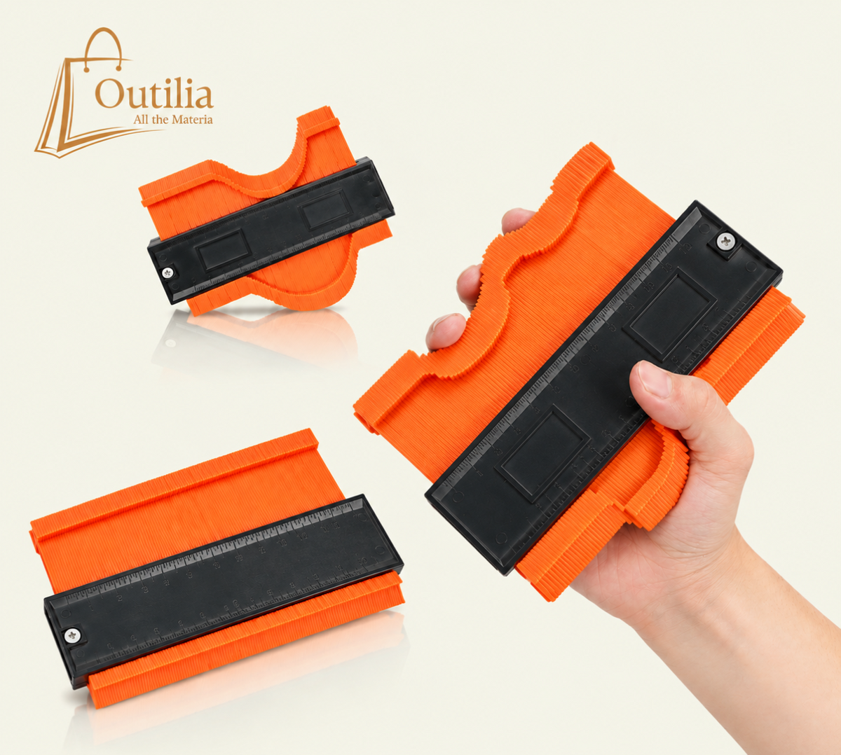 6.7 Inch (17*13.5 cm) Contour Gauge Tool