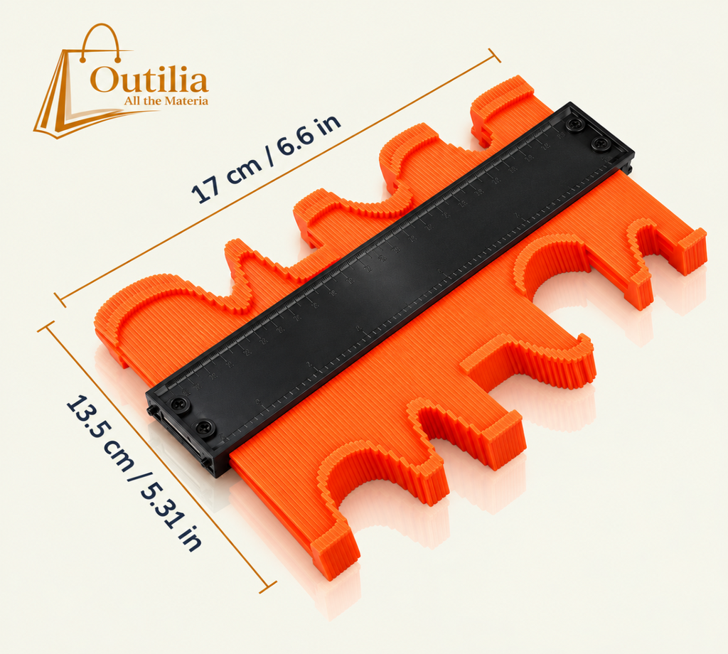 6.7 Inch (17*13.5 cm) Contour Gauge Tool