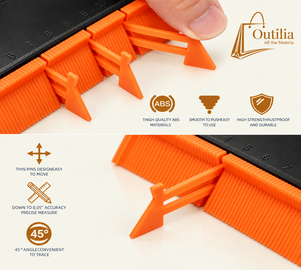 6.7 Inch (17*13.5 cm) Contour Gauge Tool